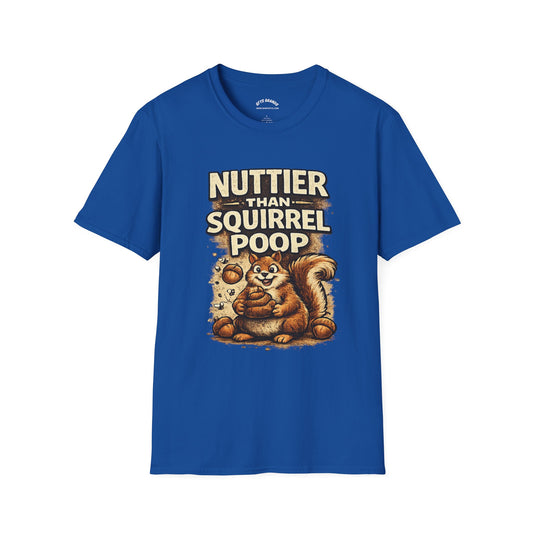 Sasquatch T-Shirt — "Nuttier Than Squirrel Poop" Funny Bigfoot Tee (That’s Why I’m Voting Squatch)