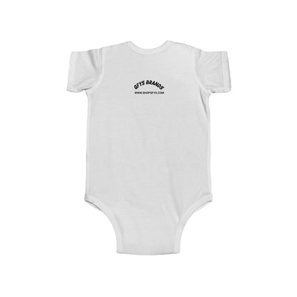Funny Baby Bodysuit — "Dad's Not Sure I'm His, But Mom Is Kind of Confident" Infant Onesie
