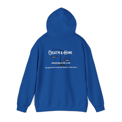 Hoodie — ‘GFYS’ Front & 'Cheatm & Howe Attorneys at Law' Back Graphic Hoodie