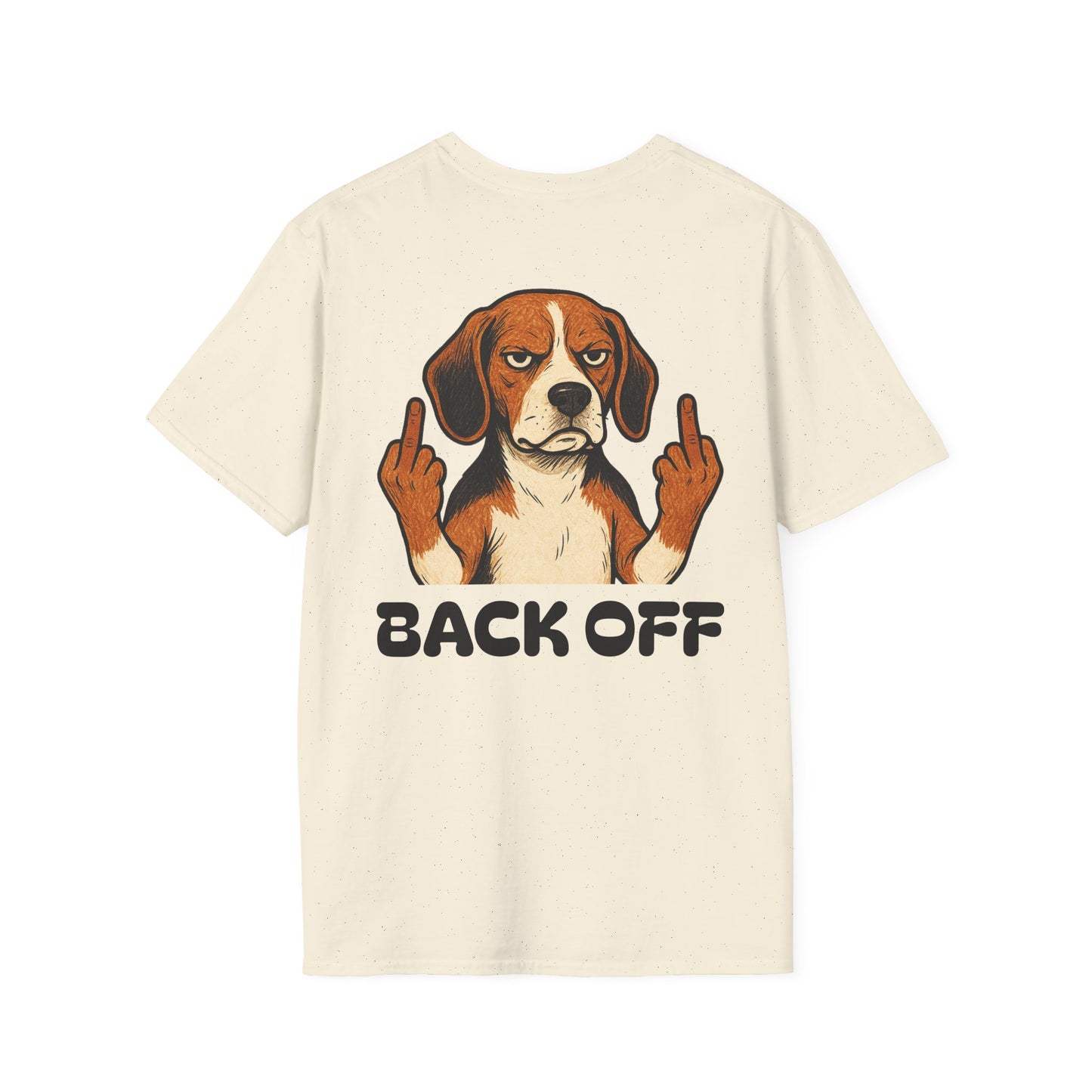 Back Off Beagle T‑Shirt — GFYS Graphic Dog Shirt for Dog Lovers & Humor Gifts