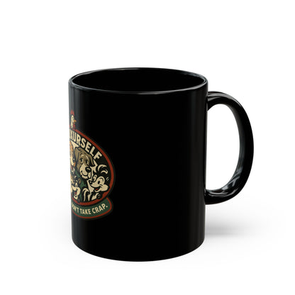 Black Mug — "Gonfuxurself" Dog Pack Coffee Mug (Bite Back, Don’t Take Crap)