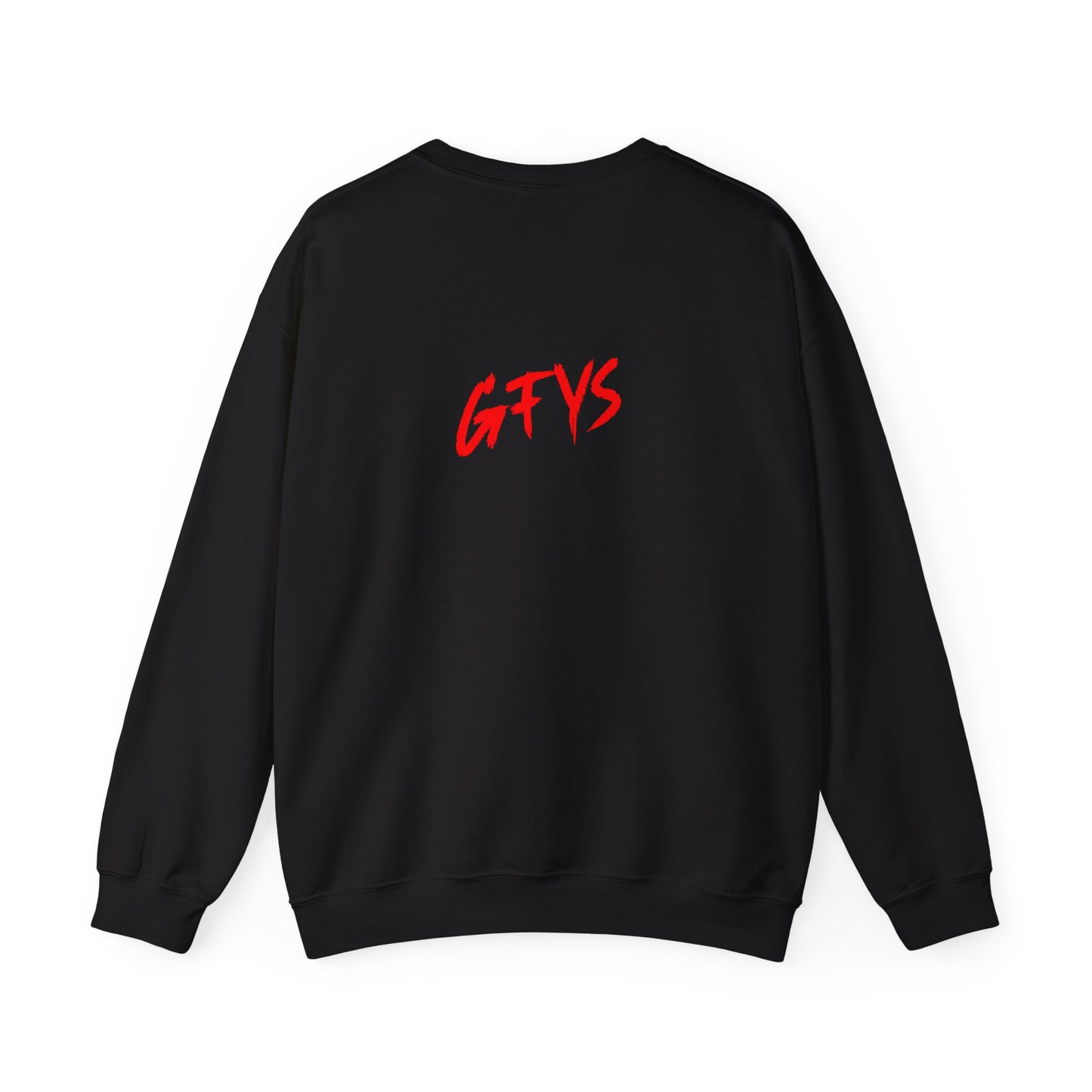 Skull Santa Crewneck Sweatshirt - 'GFYS' Funny Dark Christmas Pullover