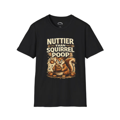 Sasquatch T-Shirt — "Nuttier Than Squirrel Poop" Funny Bigfoot Tee (That’s Why I’m Voting Squatch)