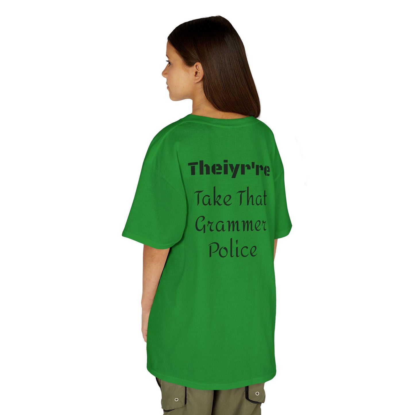 Kids Tee — "They're" Take That Grammer Police Funny Grammar Kids T-Shirt