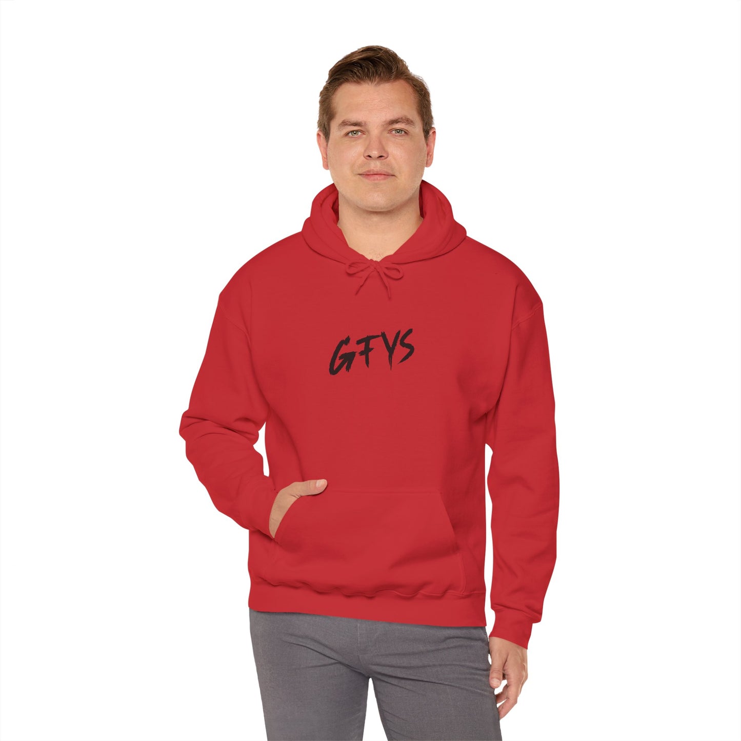Hoodie – GFYS Front & ‘Hookers Is All I Want’ Back Graphic Pullover