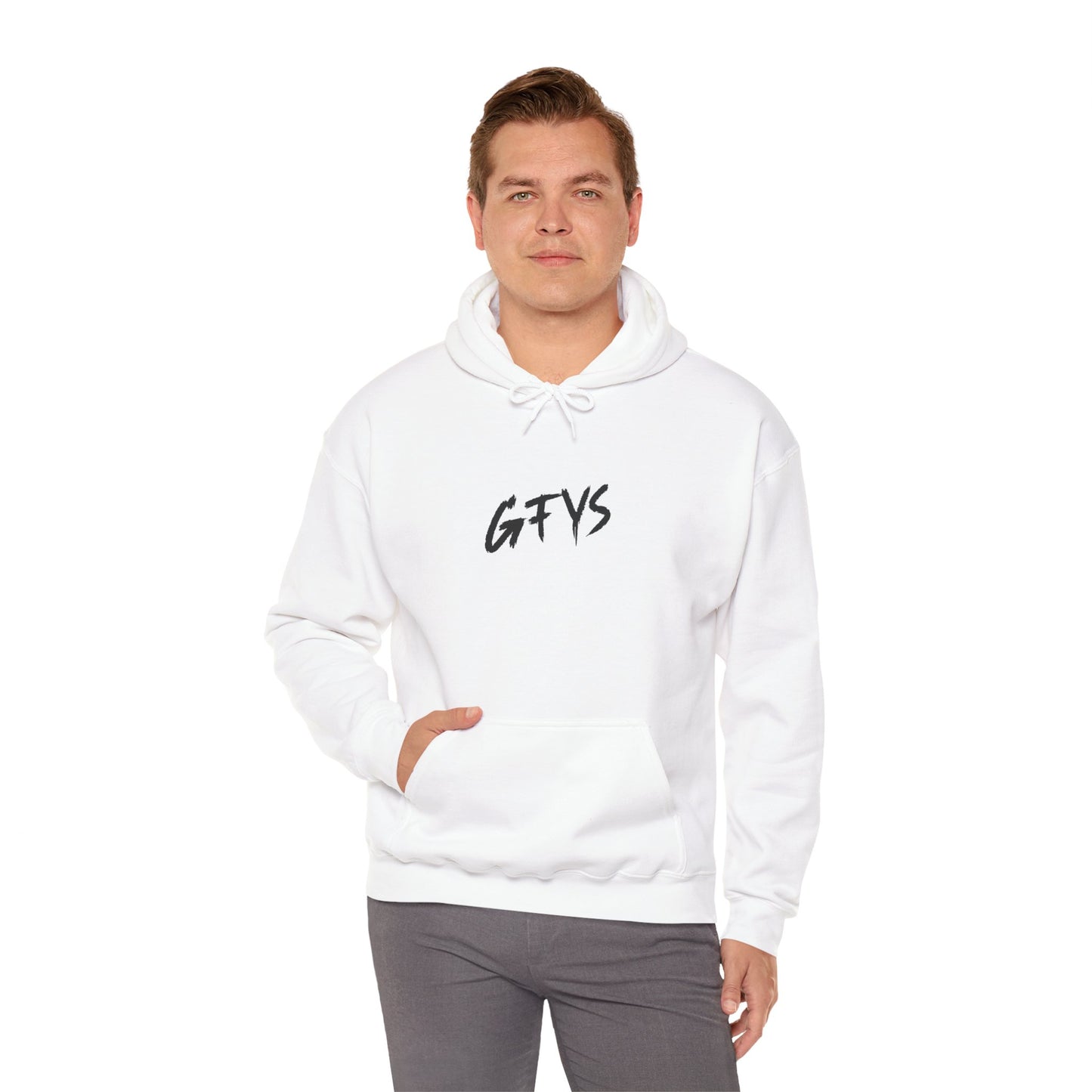 Hoodie – GFYS Front & ‘Hookers Is All I Want’ Back Graphic Pullover