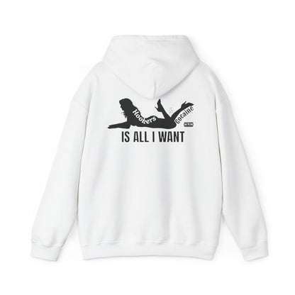 Hoodie – GFYS Front & ‘Hookers Is All I Want’ Back Graphic Pullover