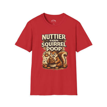Sasquatch T-Shirt — "Nuttier Than Squirrel Poop" Funny Bigfoot Tee (That’s Why I’m Voting Squatch)