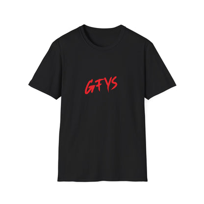 Truck Graphic T-Shirt — "GFYS" Front, "Taller the Pickup, The Smaller the Penis" Back
